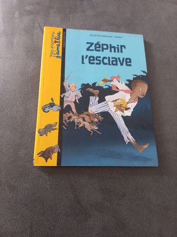 Livre roman mes premiers j'aime lire zéphir l'esclave