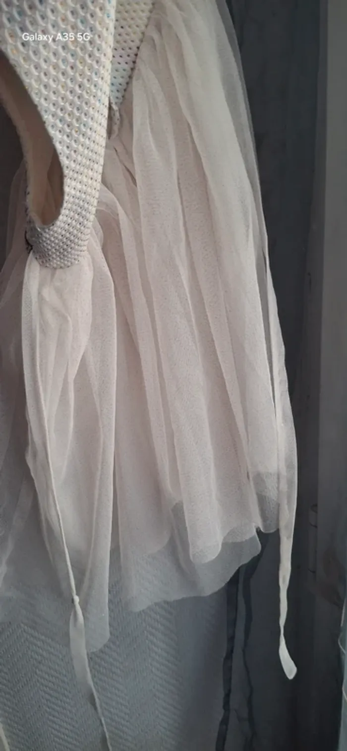 Robe de cérémonie à strass pour fillette rare édition - photo numéro 4