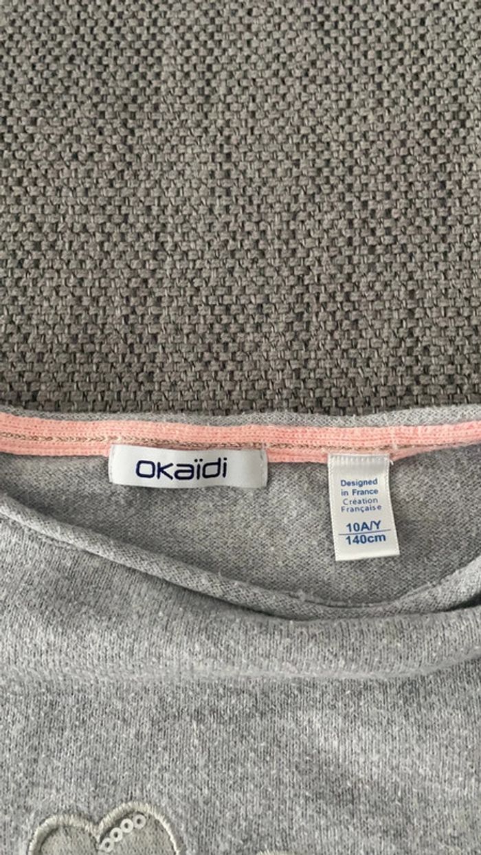 Pull gris - photo numéro 3