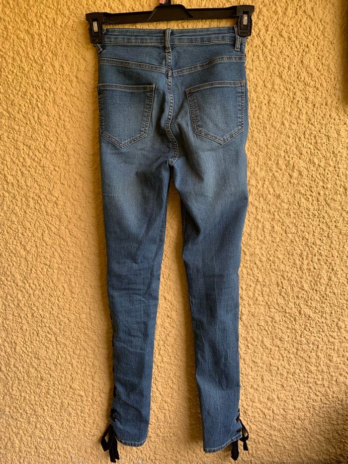 Jean slim à lacets Divided taille petit 34 - photo numéro 6
