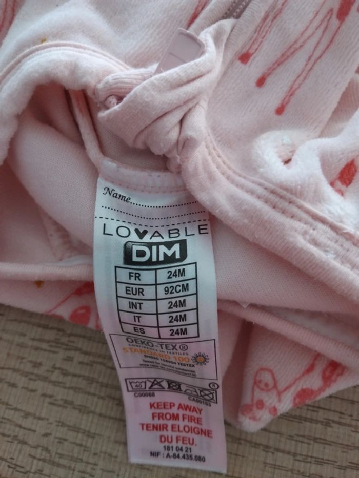 Pyjama velours 24 mois - photo numéro 3