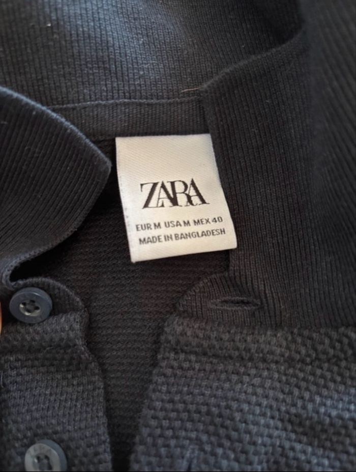 Polo Zara bleu marine – Taille M