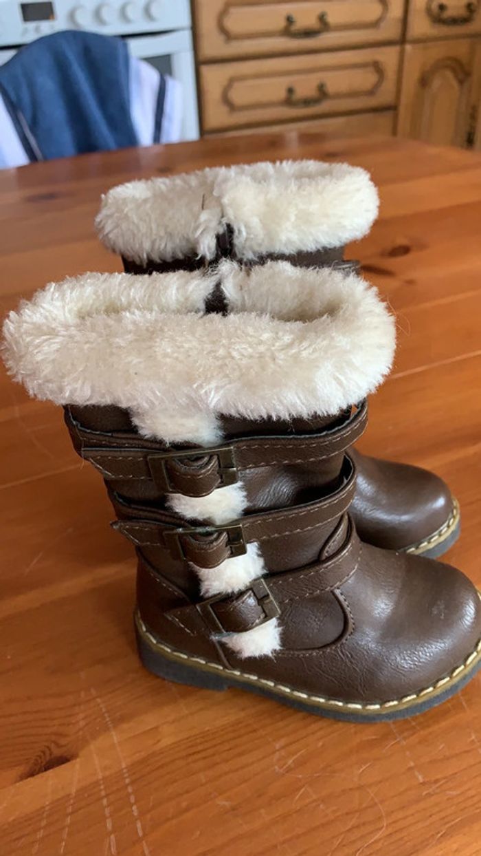 Bottes fourrées bébé fille