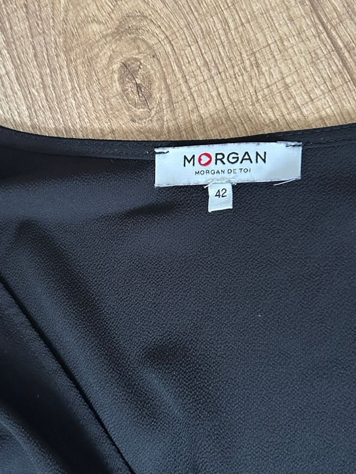 Robe noire et dorée à manches longues Morgan taille 42 jamais portée - photo numéro 9