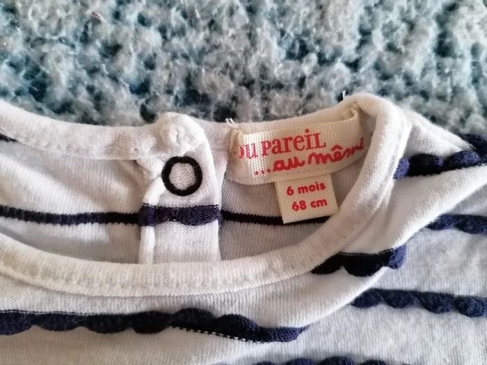 Tee-shirt fille taille 6 mois - photo numéro 3