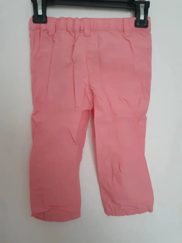 Pantalon leger rose chino vertbaudet taille 4 ans - photo numéro 2