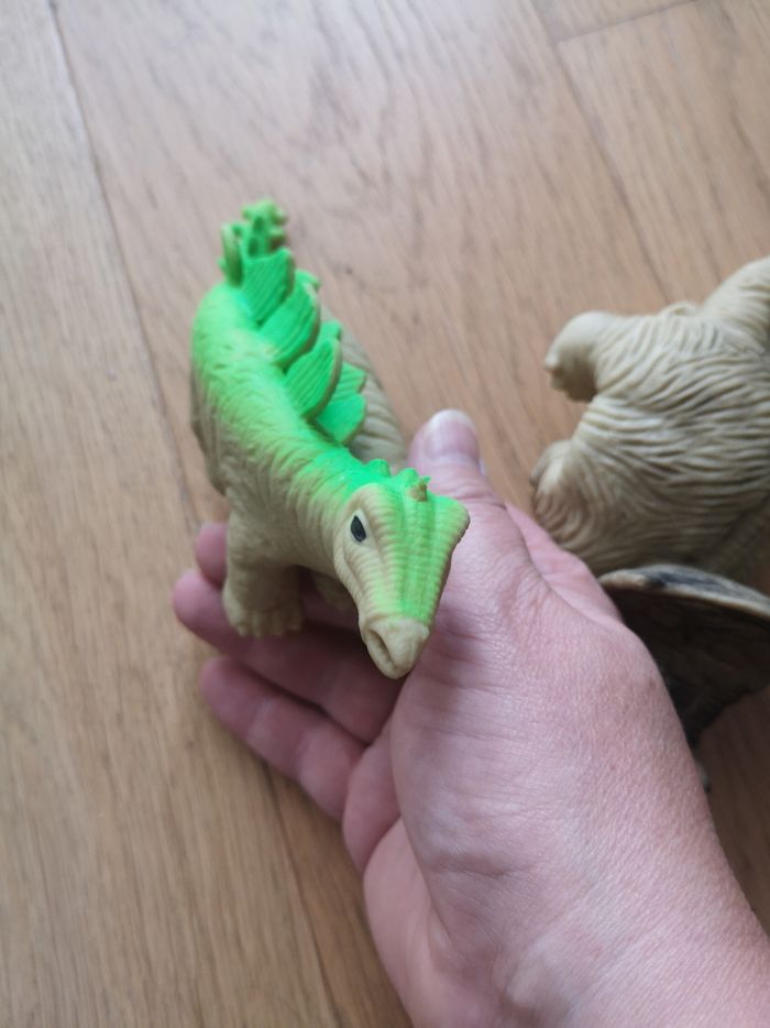 Lot 3 dinosaures tout mou - photo numéro 4