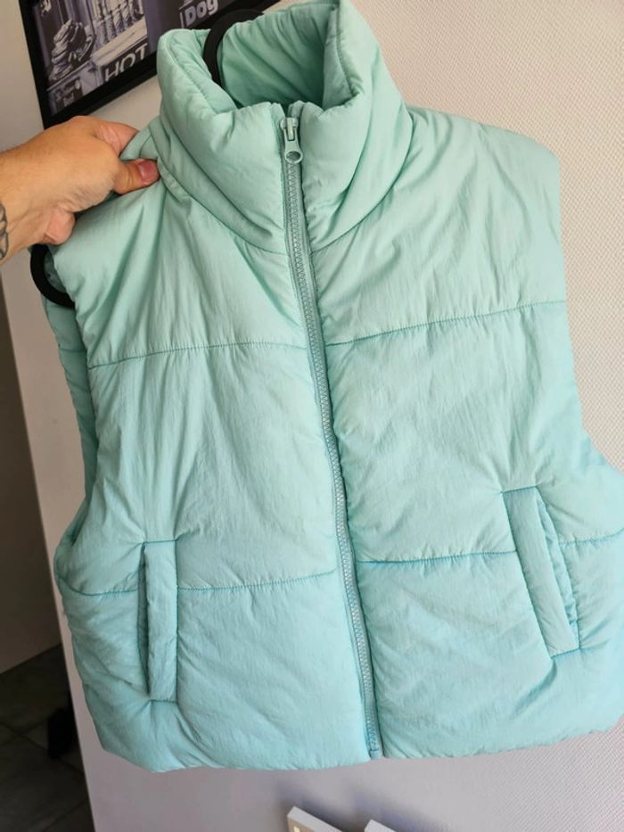 Doudoune /gilet sans manche matelassé fille /femme xs mange - photo numéro 2