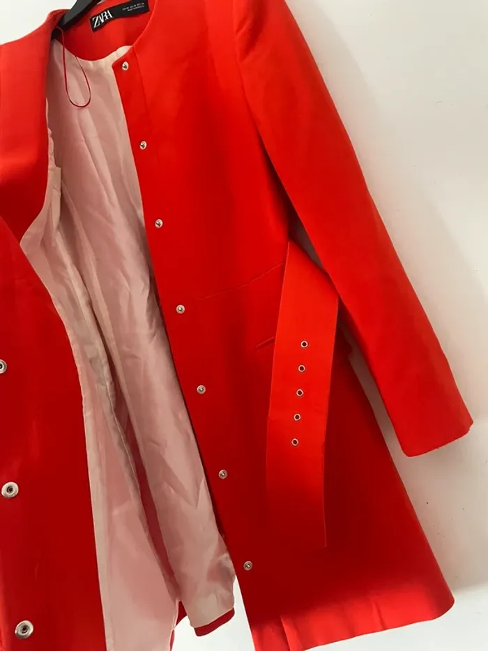 Zara robe veste blazer tailleur ceinturée taille XS - photo numéro 11