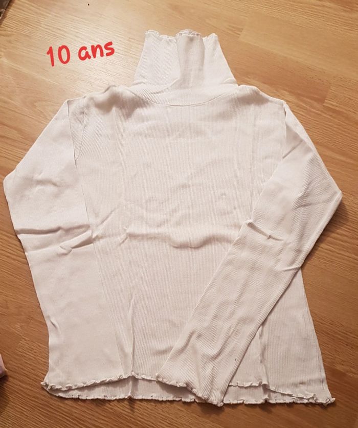 Lot 5 tee-shirts fille 10 ans - photo numéro 11