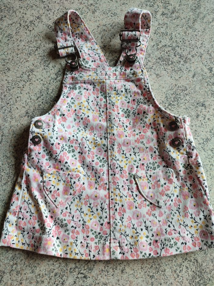 Salopette fleurs