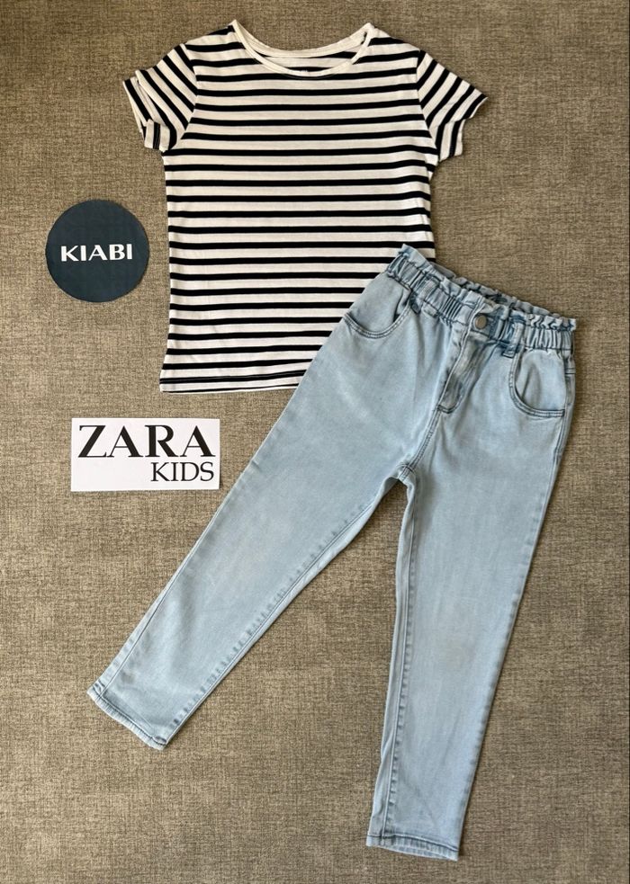 Ensemble marinière mi saison - Zara Kiabi - 5 ans - photo numéro 2