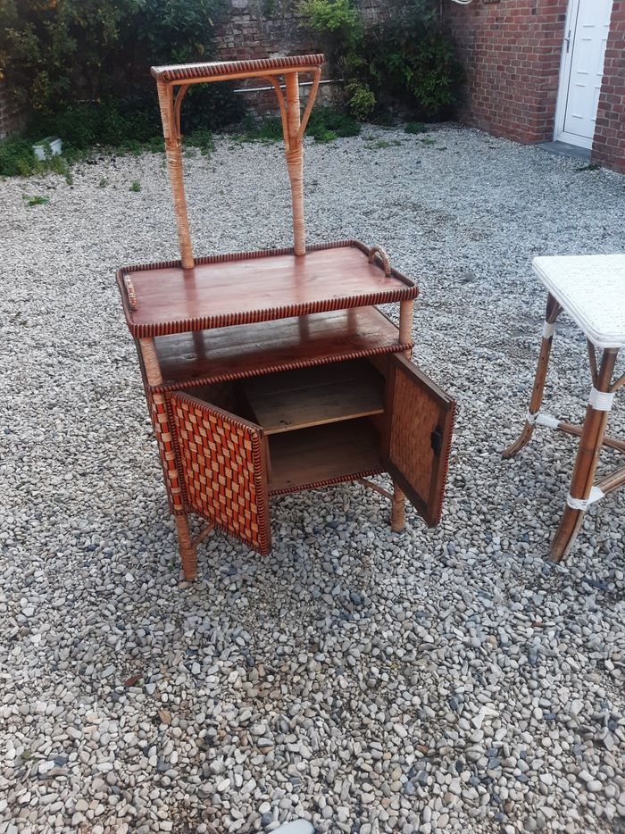 2 Meubles des années 20/30 bambous osier