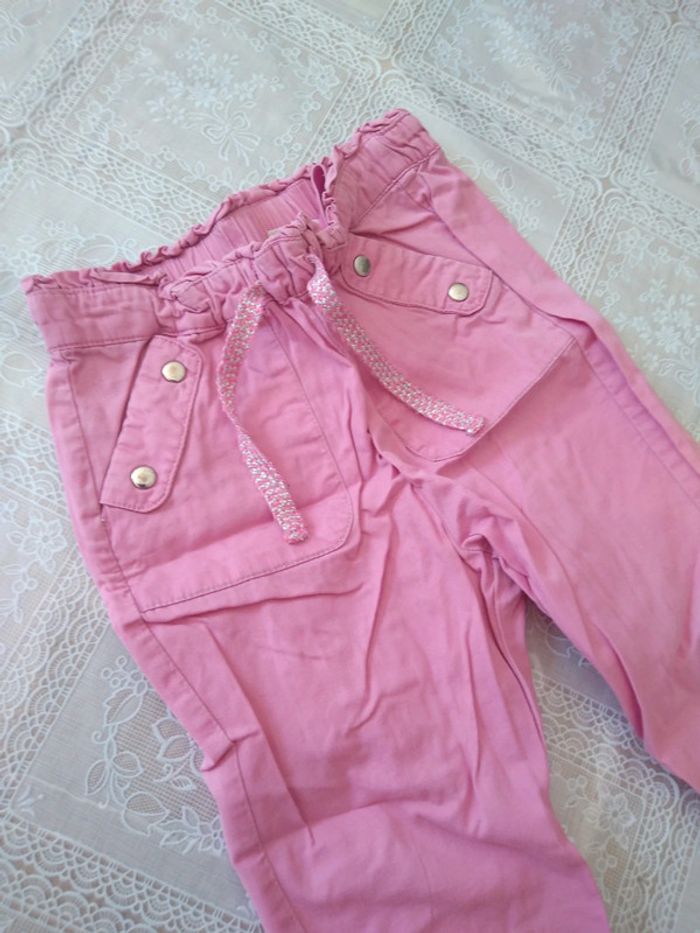 Pantalon léger rose 3 ans - photo numéro 3