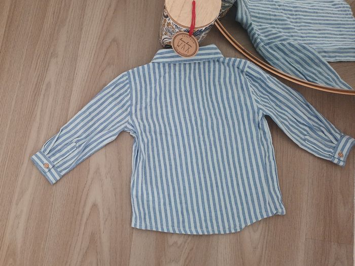 Chemise à rayures comme neuve 18 mois - photo numéro 2