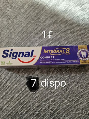 Dentifrice signal intégral 8 complet