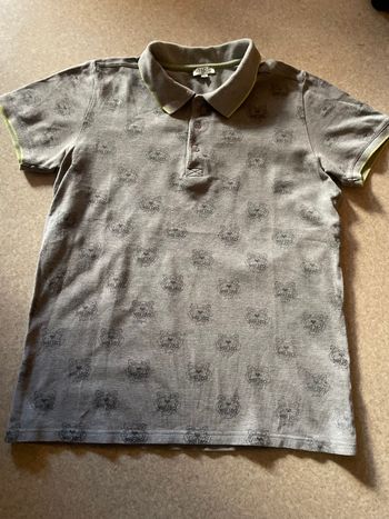 polo marque  Kenzo taille 16 ans gris parfait etat