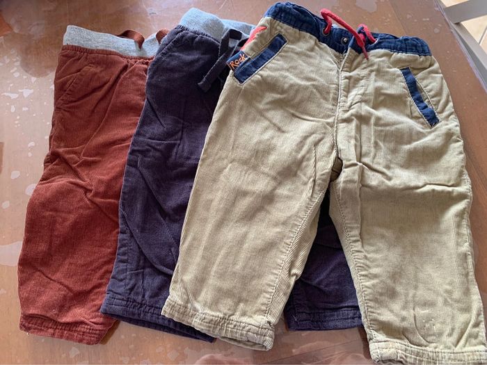 Lot pantalon hiver Du pareil au même 9 mois