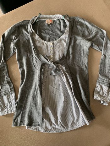 Chemise+gilet grossesse 2 en 1 (34/36)