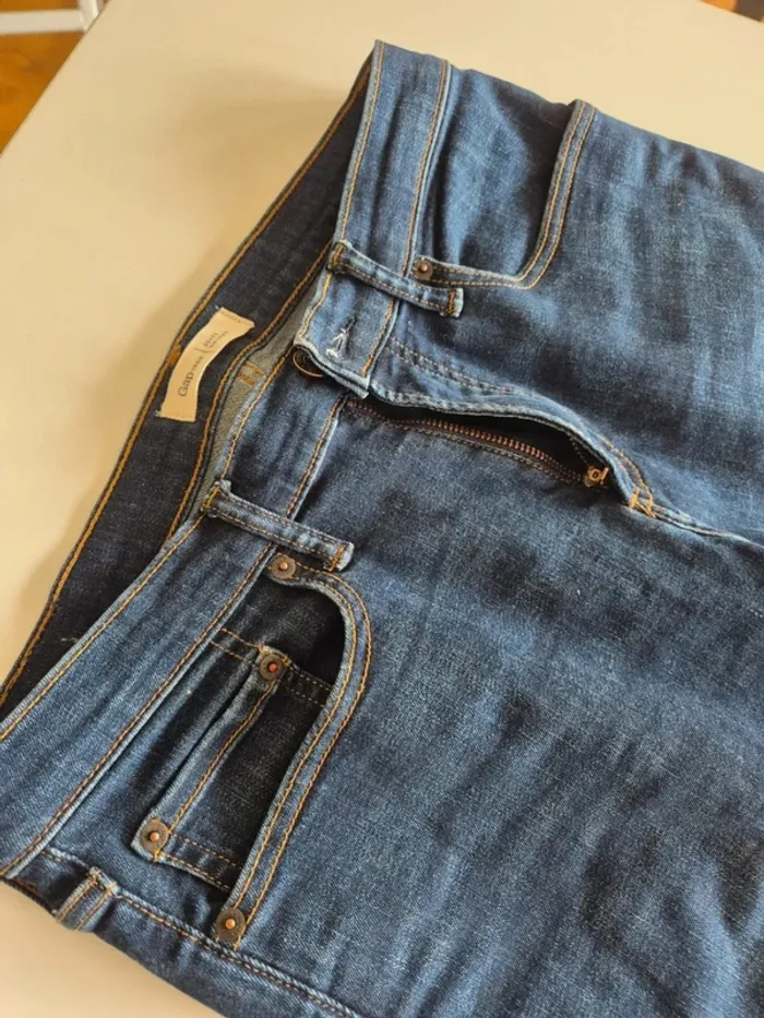 Jeans GAP Skinny 30 x 32 bleu foncé - photo numéro 7
