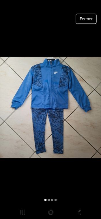 Ensemble fille bleu Nike