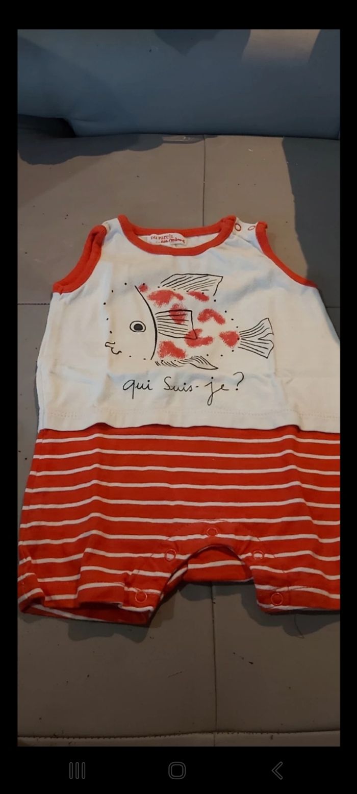 Combinaison 3 mois du pareil au meme - photo numéro 2