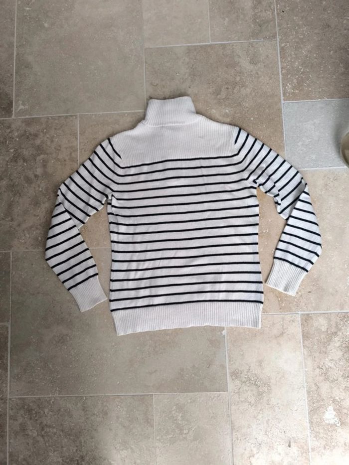 Pull-over coton col boutonné femme Lauren Ralph Lauren taille M - photo numéro 10