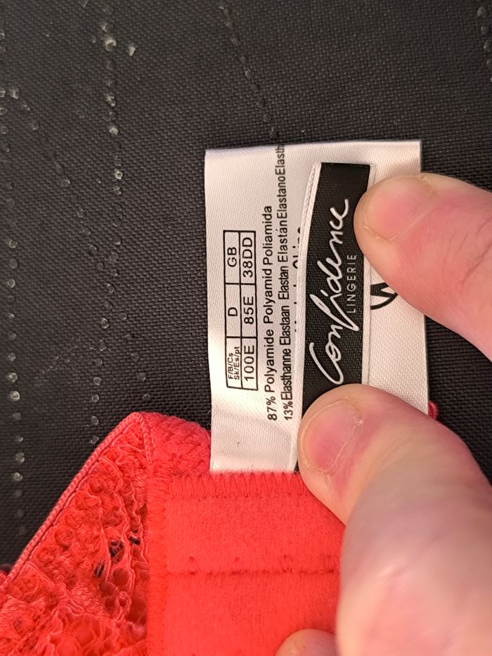 Soutien-gorge avec armatures corail 100E Confidence lingerie - photo numéro 4