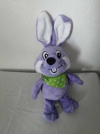 peluche publicitaire lapin milka