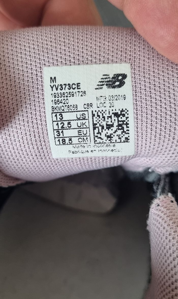 Baskets à scratch New Balance 373 fille - photo numéro 5