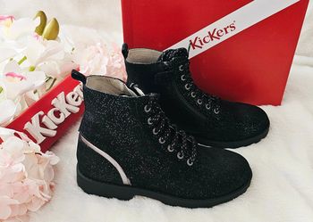 Bottes Bottines Cuir Zip Kickers T35