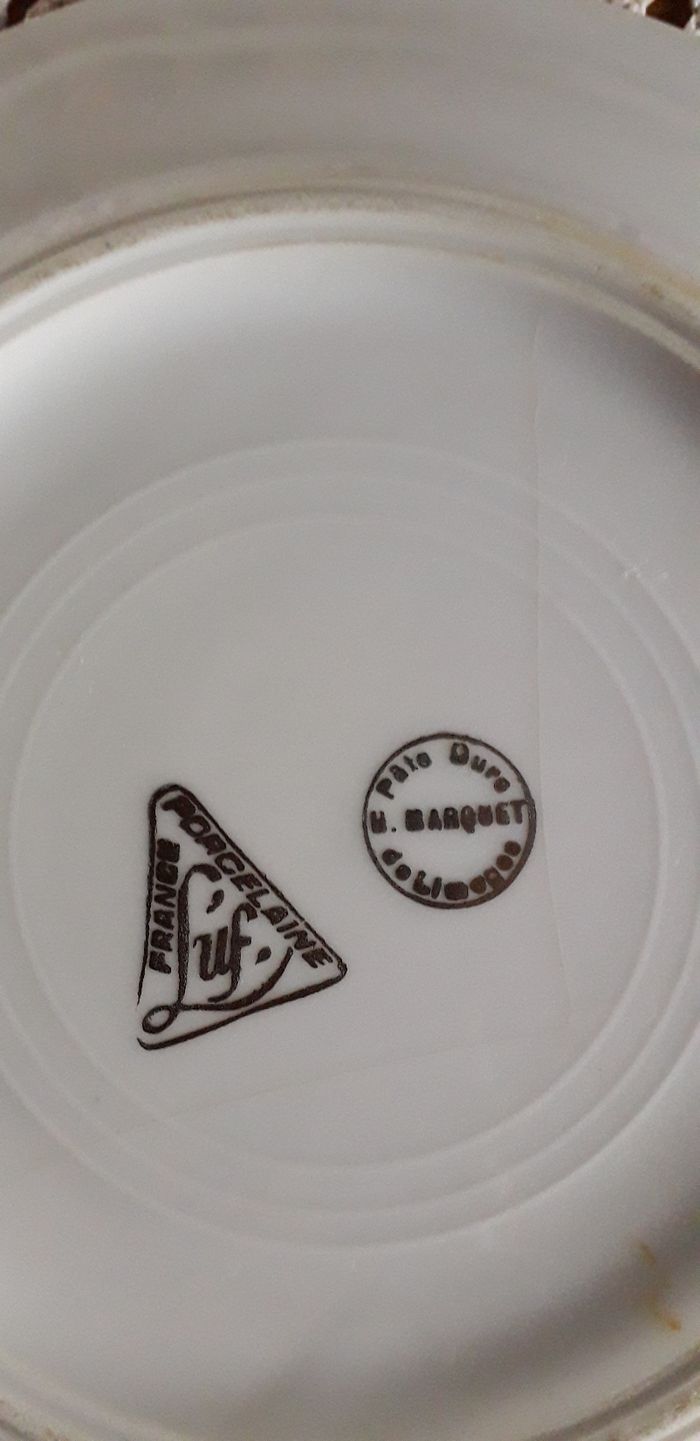 Assiettes à dessert porcelaine - photo numéro 3