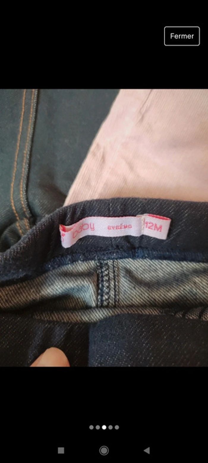 Lot de 3 pantalons 9/12 mois - photo numéro 4