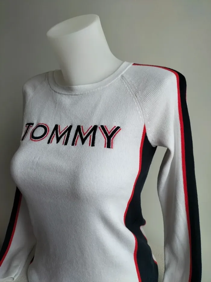 Pull Femmes 100% Coton - Tommy Hilfiger - Taille XS - photo numéro 2