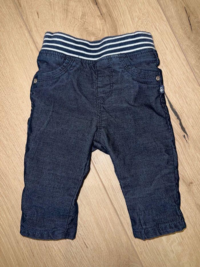 Pantalon bleu garçon 3 mois obaibi