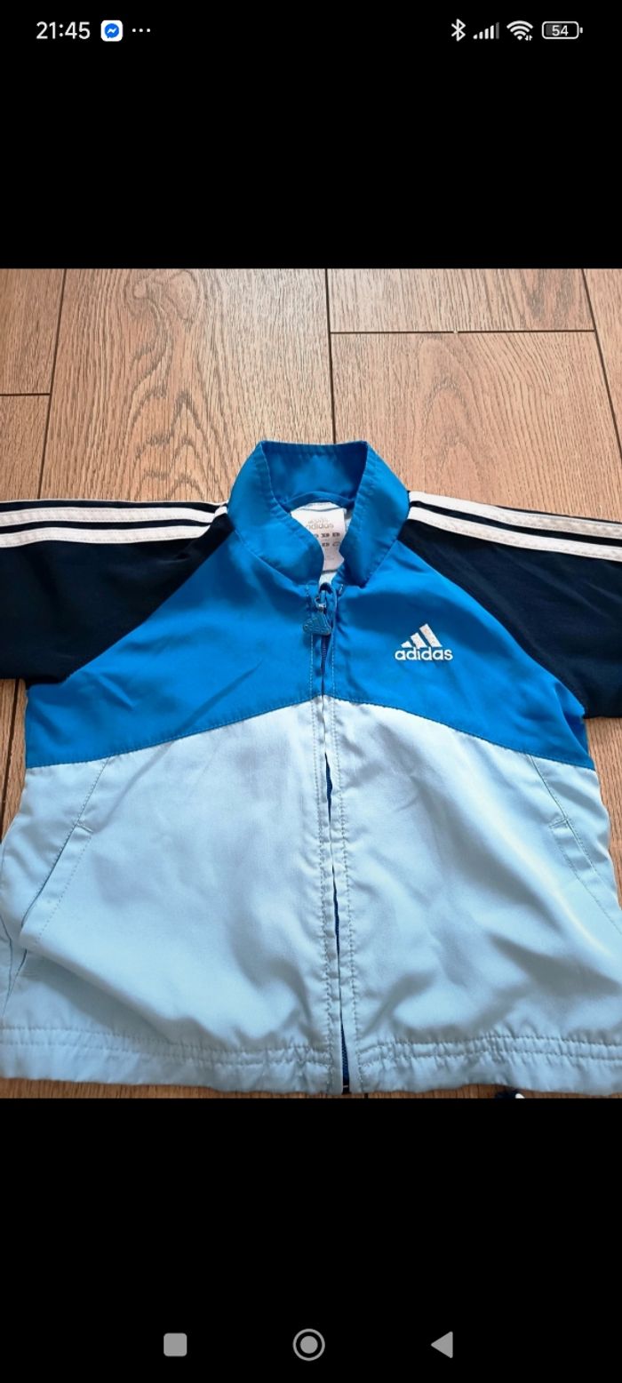 Ensemble Adidas veste et jogging 12 mois - photo numéro 2