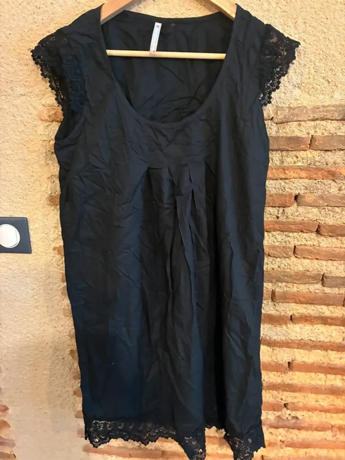 Robe noire blancheporte