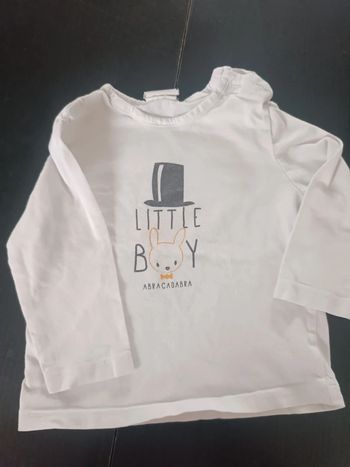 Tee shirt manches longues Kiabi 12 mois