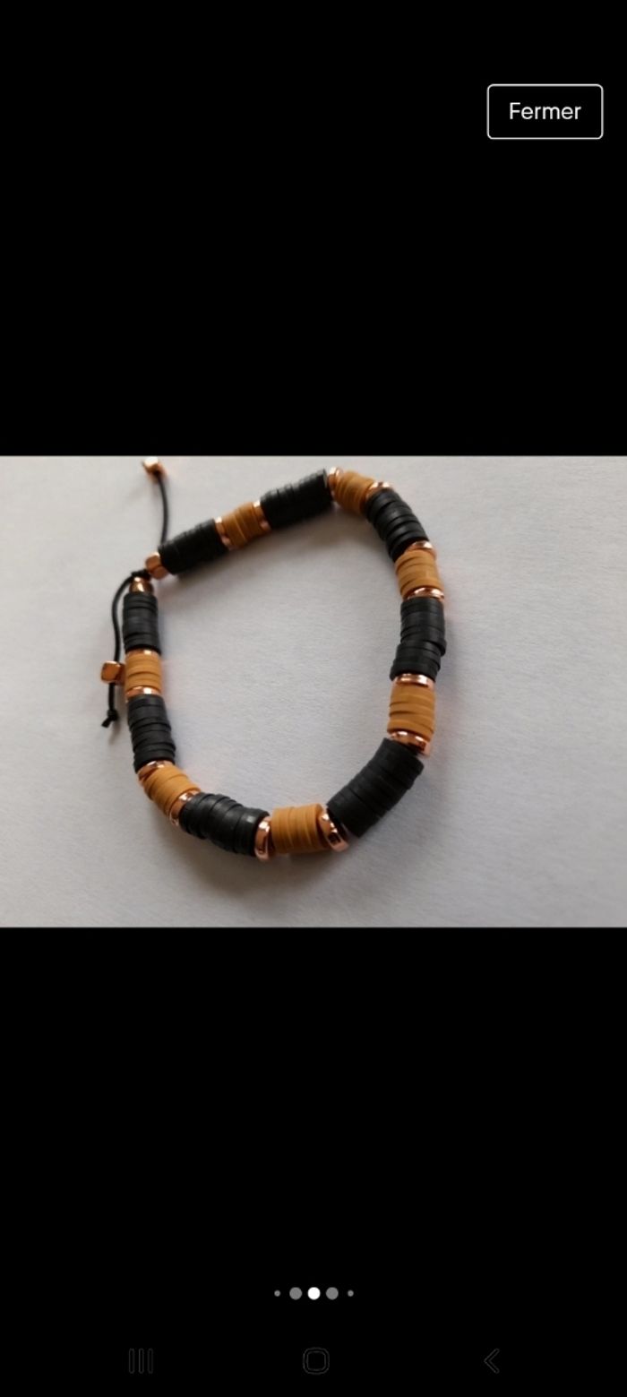 Bracelet perles heishi - photo numéro 6