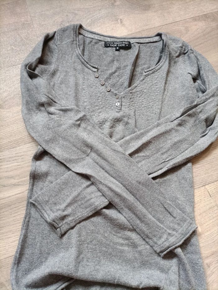 Pull fin cache cache taille 0 - photo numéro 4