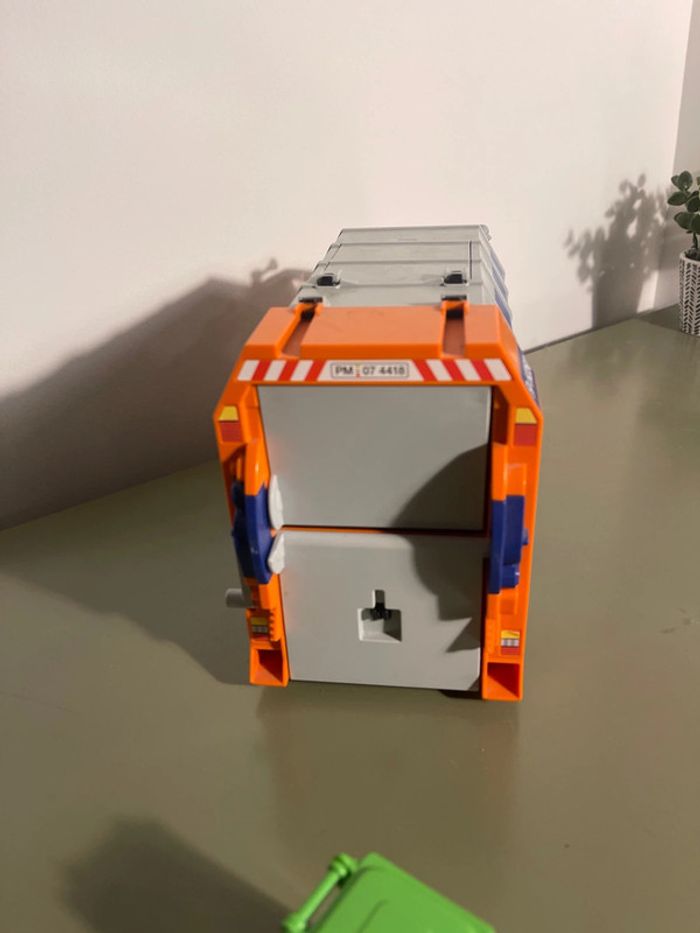 Lot de deux camions poubelle, poubelle Playmobil - photo numéro 2