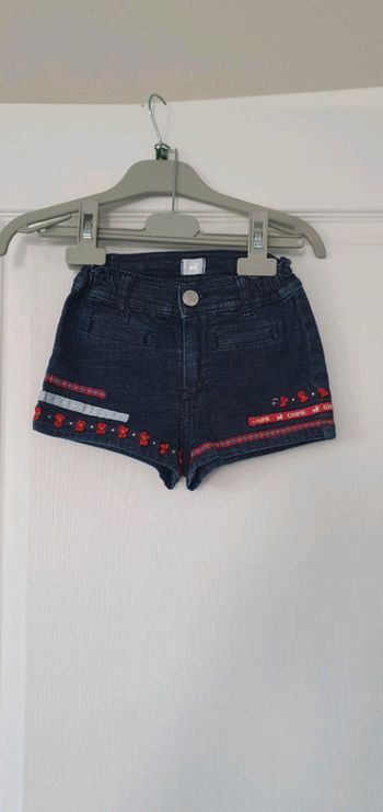 Short court en jean fille Chipie 4 ans chelo4