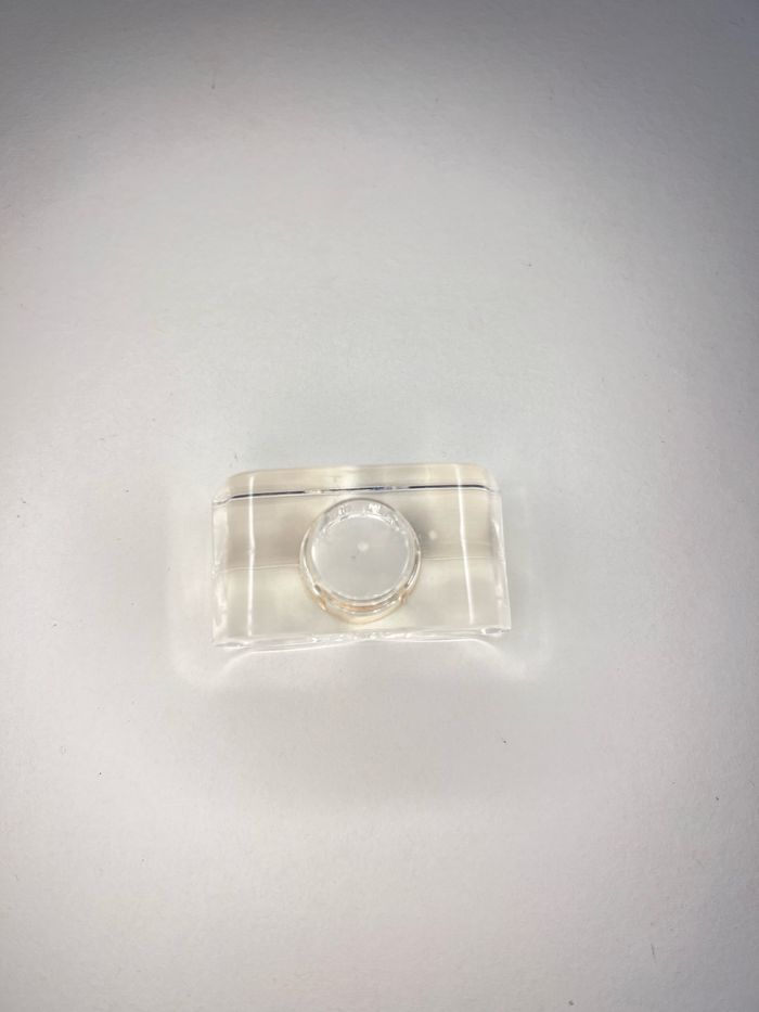 Bougeoir en plastique robuste - Design élégant - Transparent - photo numéro 7