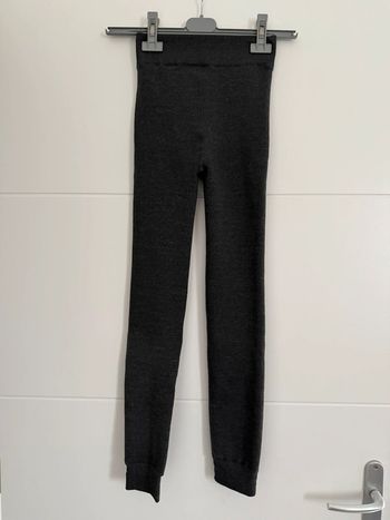 Legging thermique velours ski femme gris pantalon Broek hosen pants pantaloni Pantalones Calças