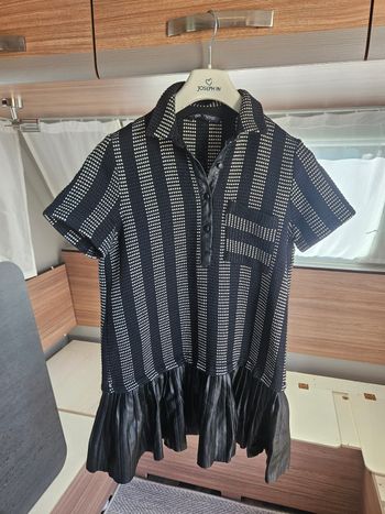 Robe bi matière zara