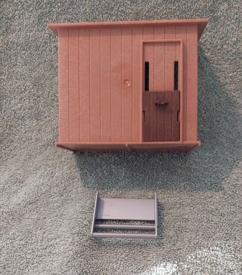 poulailler playmobil porte amovible