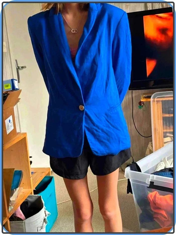 Veste zara avec epaulette taille xs - photo numéro 2