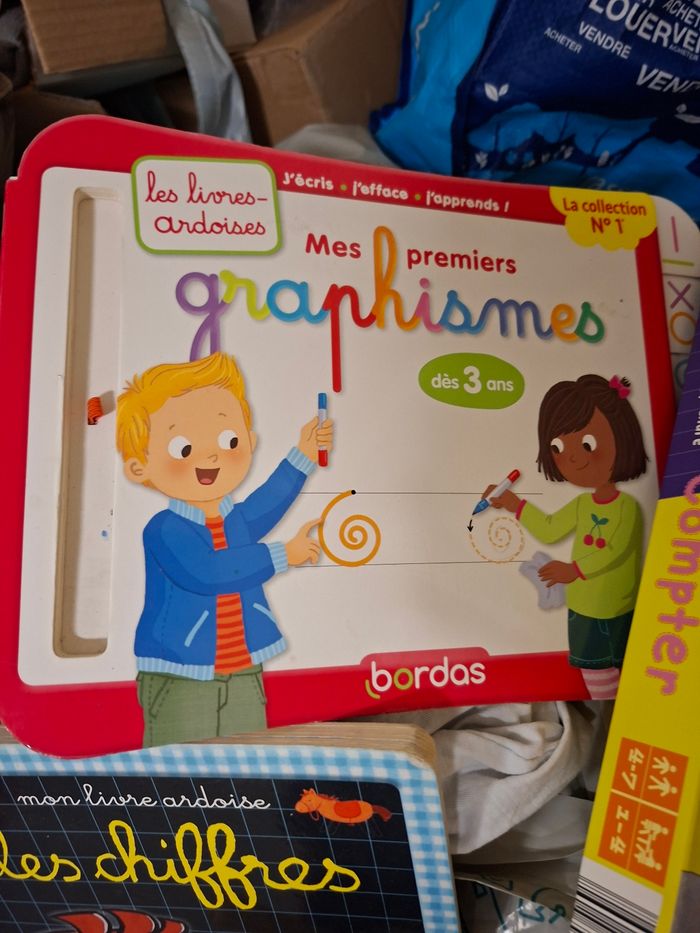 Gros lot apprendre à ecrire, chiffre,compter - photo numéro 3