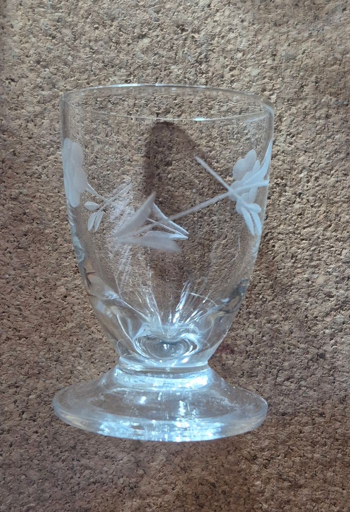 Lots de 6 verres à digestif gravés Vintage - photo numéro 3