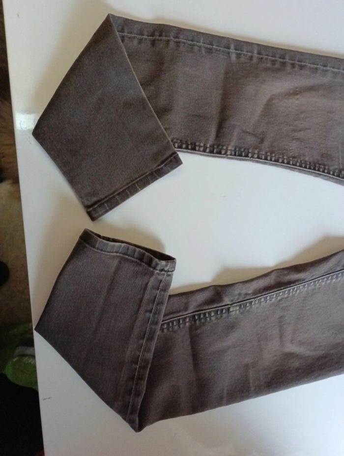 Pantalon jeans femme Kaporal rétro vintage taille 40 coupe slim - photo numéro 2